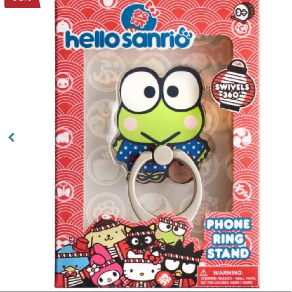 Sanrio Keroppi phone ring stand - Picture 7 of 8